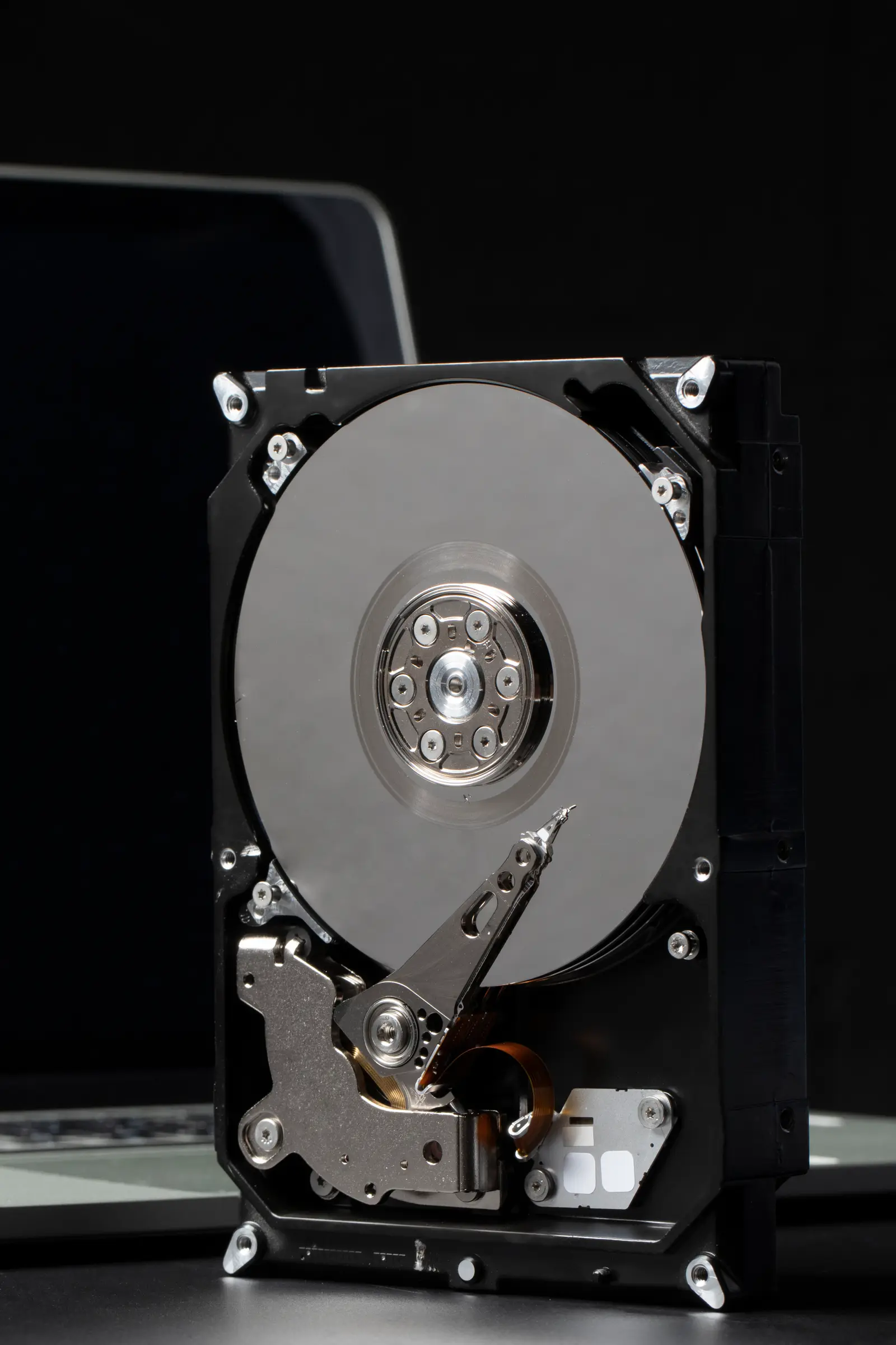 Enterprise hard drive close-up